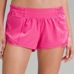 Lululemon Athletica Bright Pink Athletic Shorts